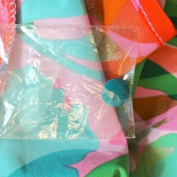 NEW Juicy Couture Tropical Palm Tiered Mini Dress , Size M - Picture 12 of 16